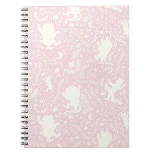Where the Wild Things Pink Floral Pattern Notebook