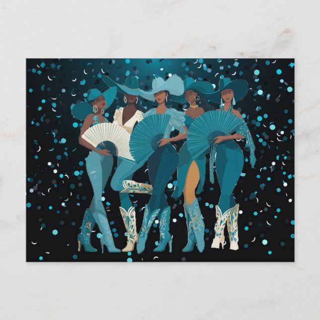 WHERE THEM FANS AT #1 POSTCARD (Front)