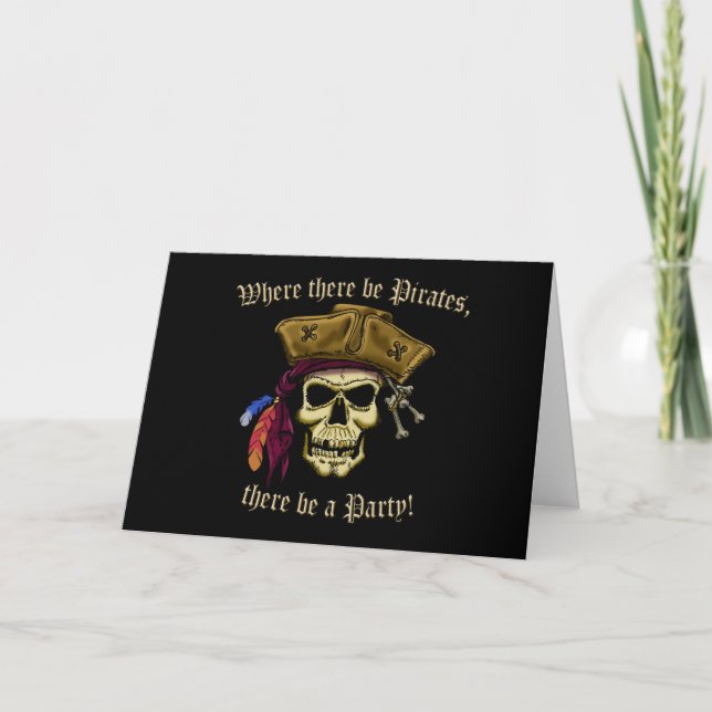 Where There Be Pirates Card (Front)