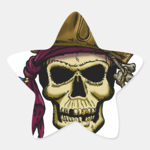 Where there be Pirates, there be a Party! Star Sticker