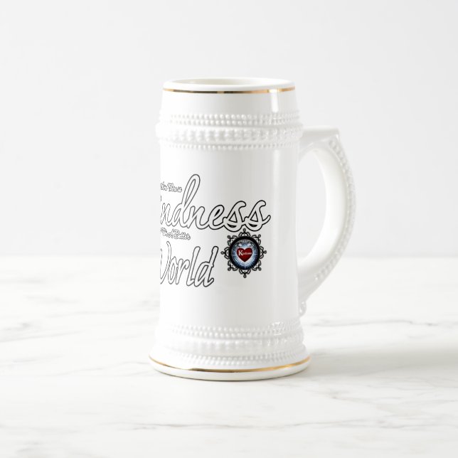 Where There Is Kindness Beer Stein (Front Right)