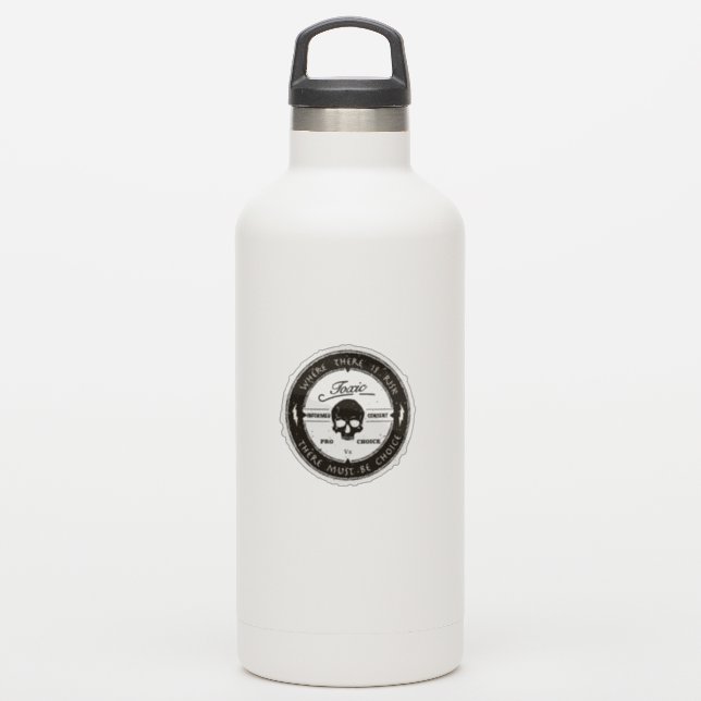 Where there is risk Sticker (Waterbottle)