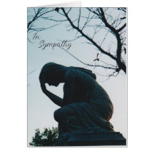 "Where There Is Sorrow" Sympathy Card