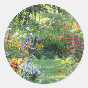 Where Three Gardens Meet Classic Round Sticker