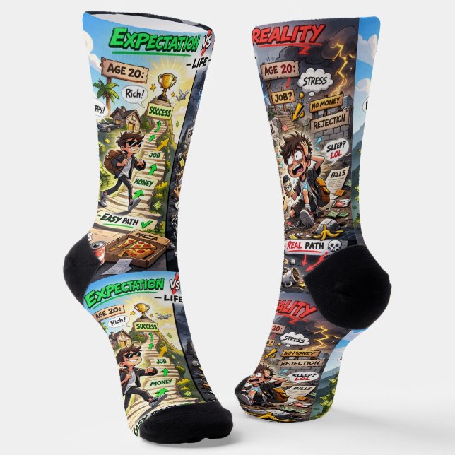 Where To Buy Cool Socks 00334 Reality Socks (Angled)