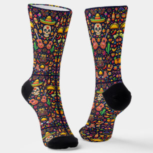 Where To Buy Cool Socks 00376 Mexico Theme Socks