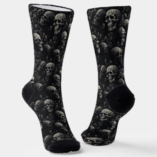 Where To Buy Cool Socks 00391 Dark Skulls Socks
