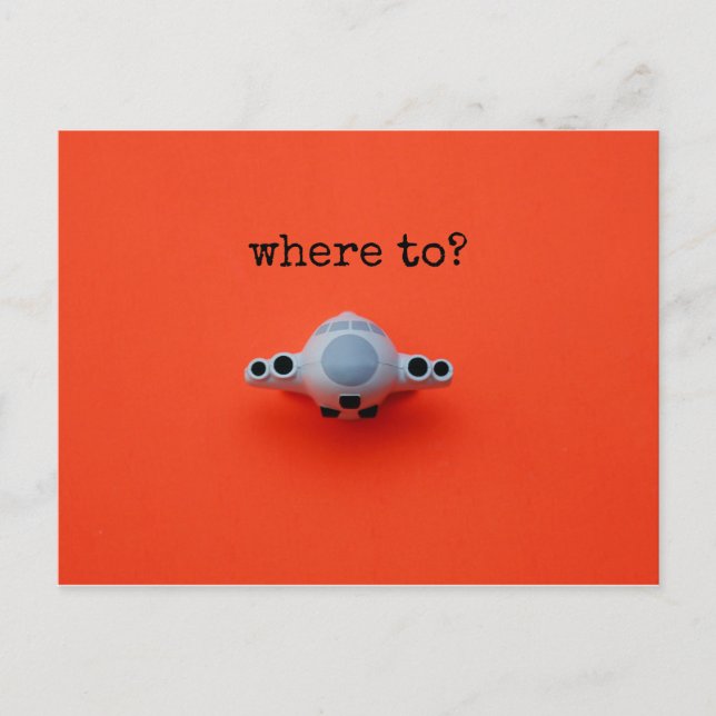 where to? postcard (Front)