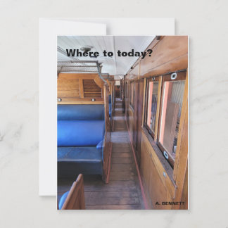 Where to today postcard