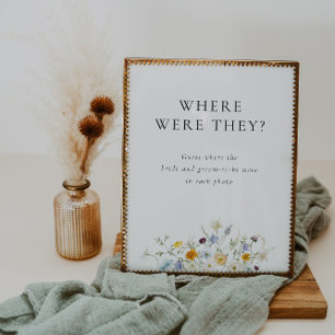 Where Were They Game Sign