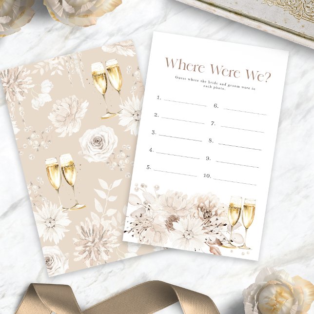 Where Were We Game (Pearls and Prosecco Where Were We Game
)