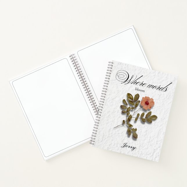 Where Words Bloom – Personalized Writing Journal (Inside)