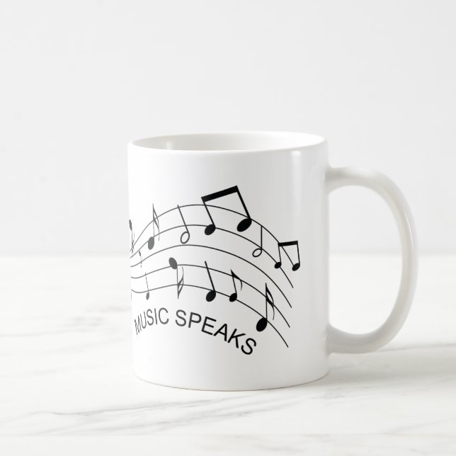 Where Words Fail, Music Speaks Coffee Mug (Right)