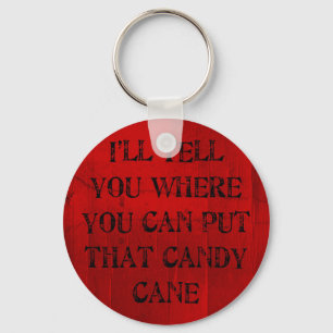 Where You Can Put That Candy Cane Keychain