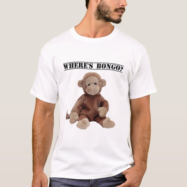 Where's Bongo the Monkey T-shirt (Front)