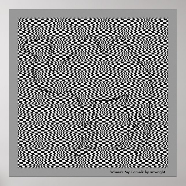 Where's My Camel Pop Art Poster (Front)