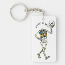 Where's My Mind Funny Halloween Skeleton Acrylic K