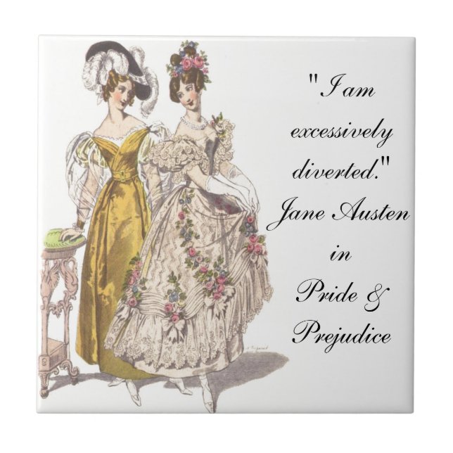Where's My Mr. Darcy? Tile (Front)