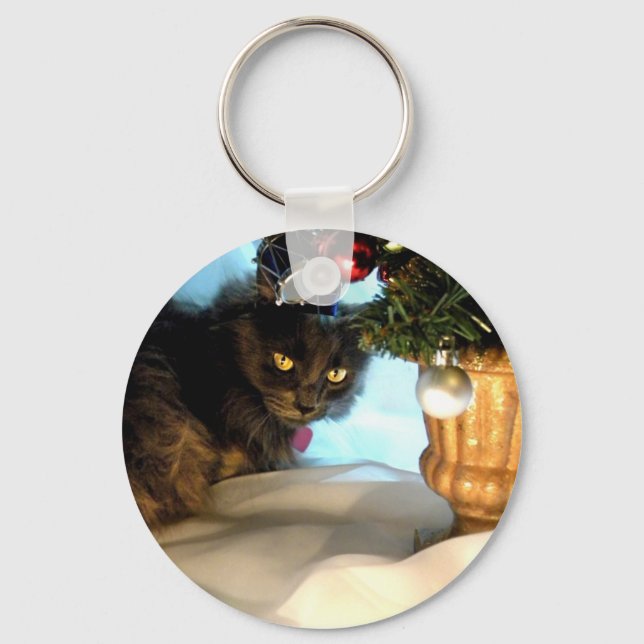 Where's My Presents? Keychain (Front)