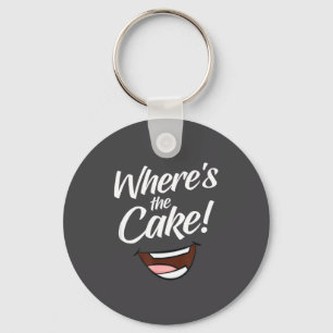 Where's The Cake Keychain