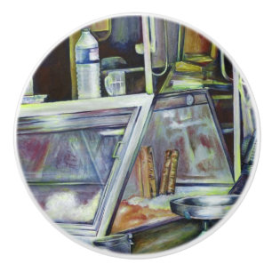 Where's The Fish Head Curry? Singapore Ceramic Knob