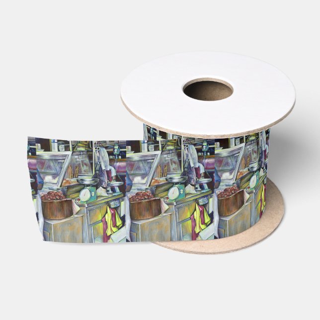 Where's The Fish Head Curry? Singapore Satin Ribbon (Spool)