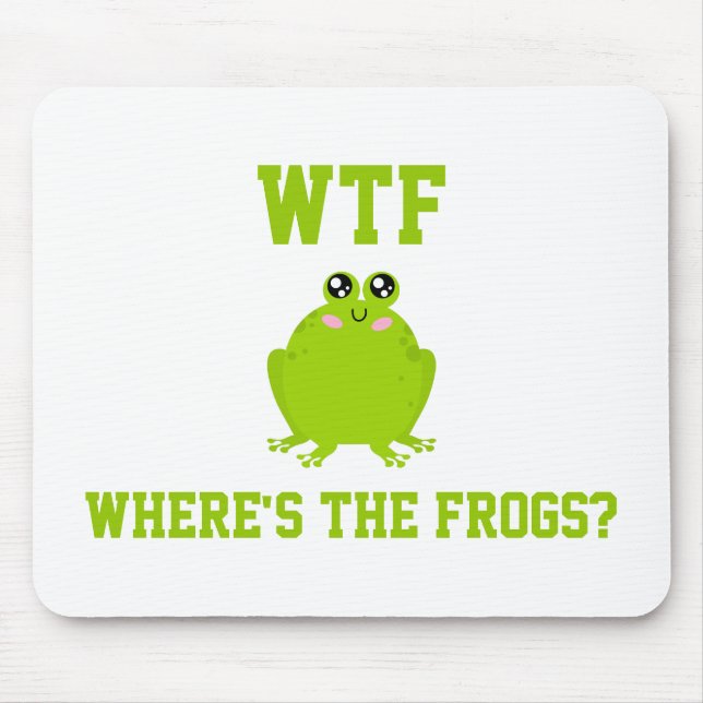 Where's the Frogs Mouse Pad (Front)
