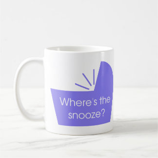 Where's The Snooze Button Coffee Mug