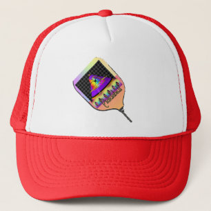 Where's The Sun Pickleball Red  Trucker Hat