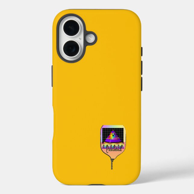 Where's The Sun Pickleball Yellow       Case-Mate iPhone Case (Back)
