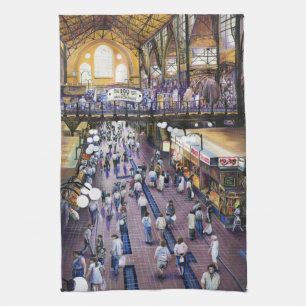 Where's the Water Closet? Budapest Kitchen Towel