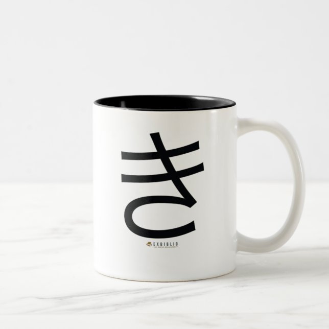 Where's your Qi™? Two-Tone Coffee Mug (Right)