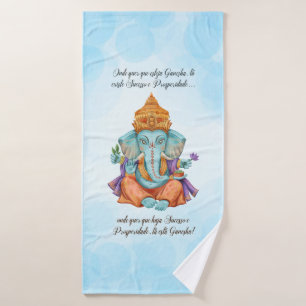 Wherever Ganesha is Bath Towel