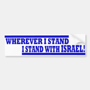 Wherever I Stand BUMPER Sticker
