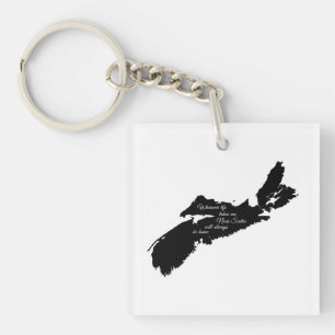 Wherever life - Nova Scotia will always be home Keychain