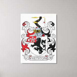 Whetstone Family Crest Canvas Print