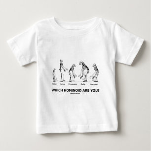 Which Hominoid Are You? (Hominid Skeletons) Baby T-Shirt