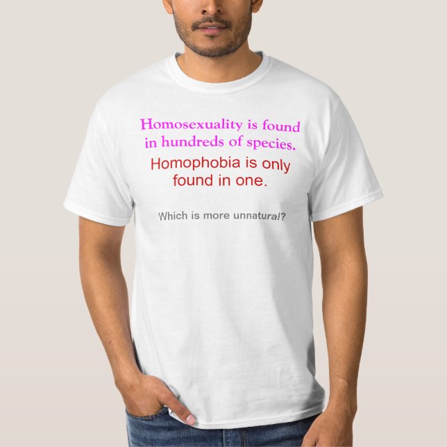Which Is More Unnatural? T-Shirt (Front)