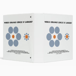 Which Orange Circle Is Larger? Ebbinghaus Illusion Binder