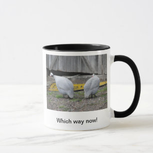 Which Way! Guinea fowl Mug