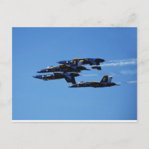 Which Way to Up? Blue Angels Customizable Postcard
