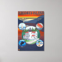 Whidbey Island, WashingtonScenic Travel Poster