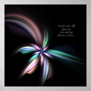 Whiff - Art fractal, affiche