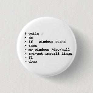 while : do 1 inch round button