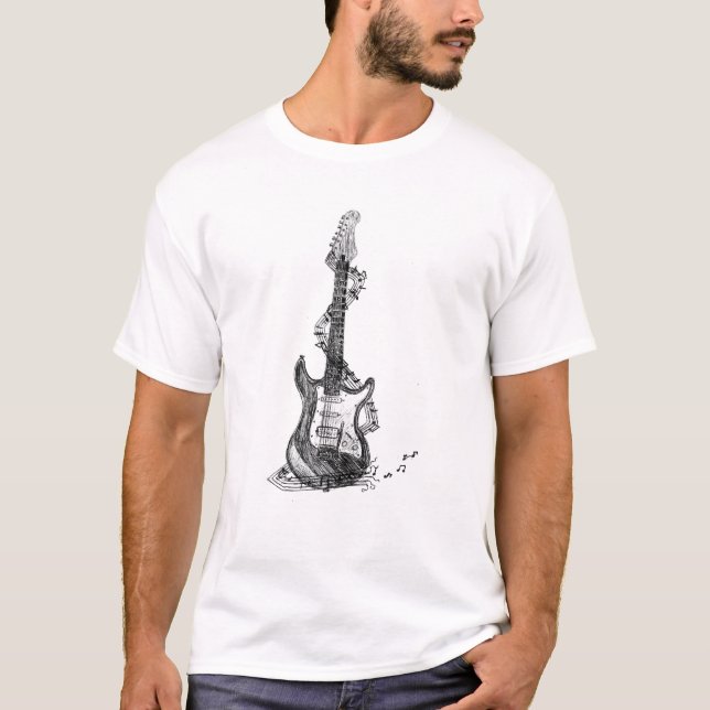 While My Guitar Gently Weeps T-Shirt (Front)