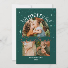 Whimisical Christmas Arch Multi-Photo Card