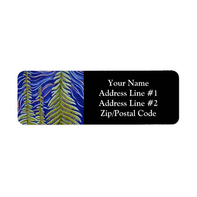  Whimsical Abstract Evergreens  (Front)