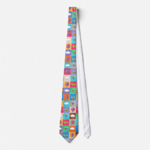 Whimsical Airplane, Helicopter, & Hot Air Balloon Tie
