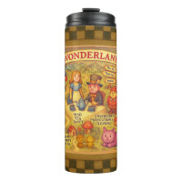 Whimsical Alice Adventures in Wonderland Map