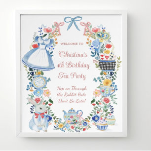 Whimsical Alice au pays des merveilles Affiche de 